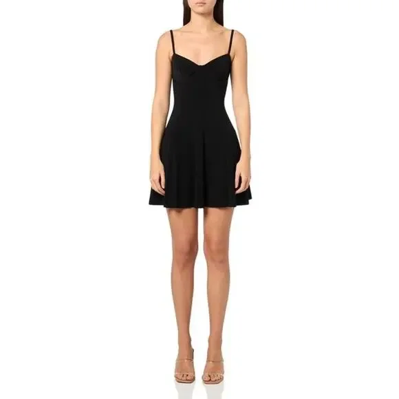 green emerald velvet dress Norma Kamali Dresses Black main image 0
